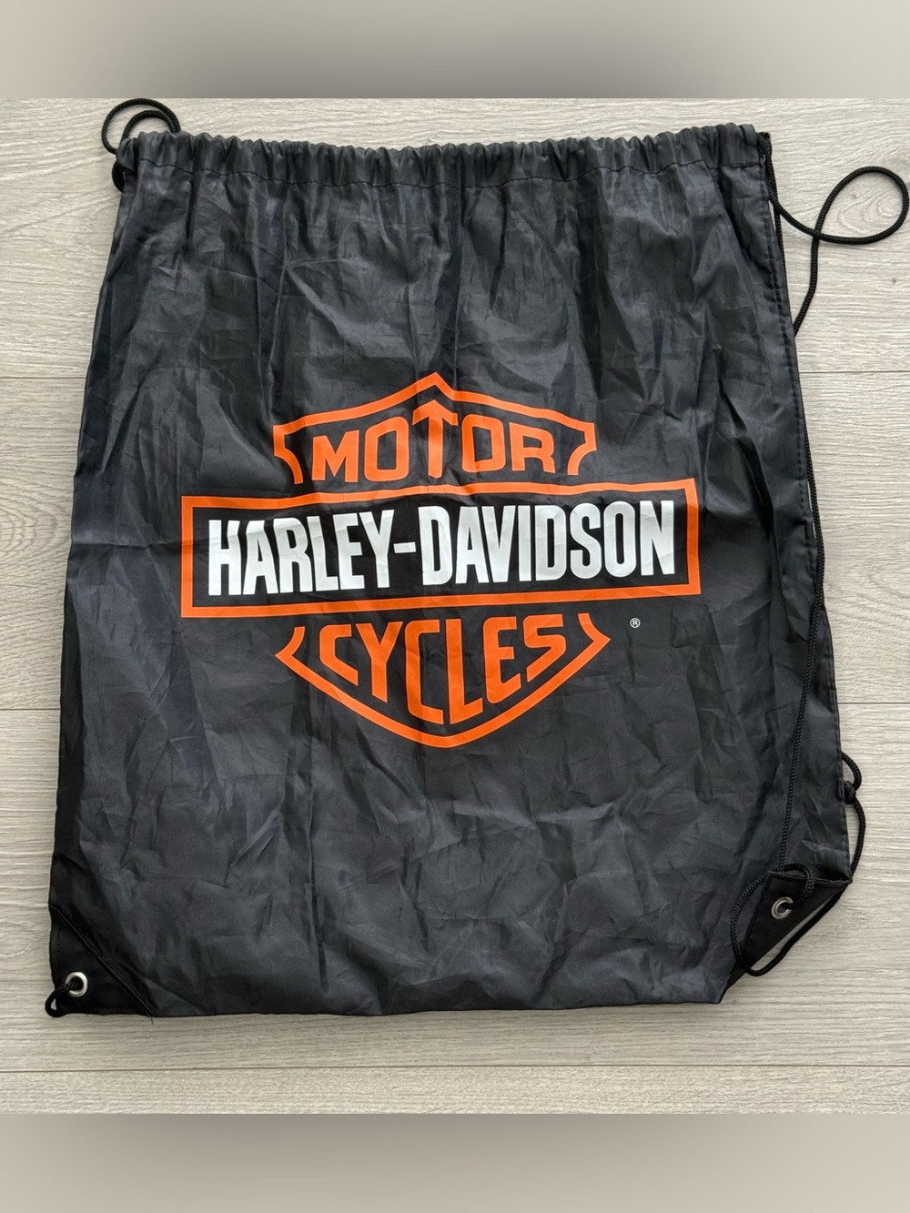 Harley-Davidson Drawstring Back Pack Bag